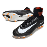 Chuteira Campo Nike Mercurial Superfly 5 Elite FG Preta e Branca